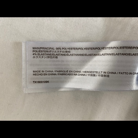 Bright Blue Midi Skirt with Side Slits S - Picture 7 of 9